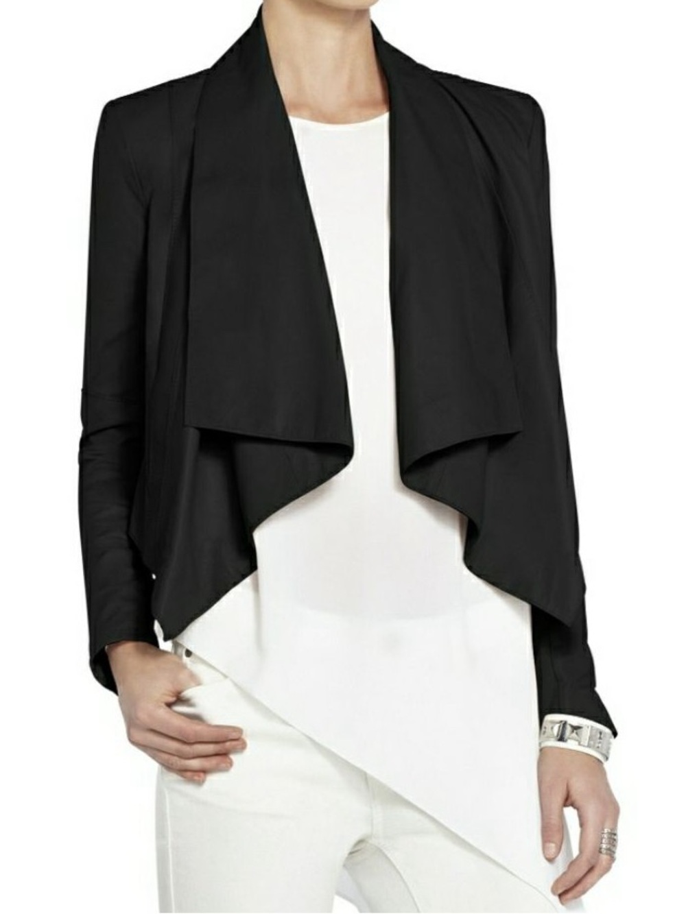 BCBGMaxAzria Lola Leather Moto Jacket